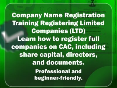 COMPANY REGISTRATION